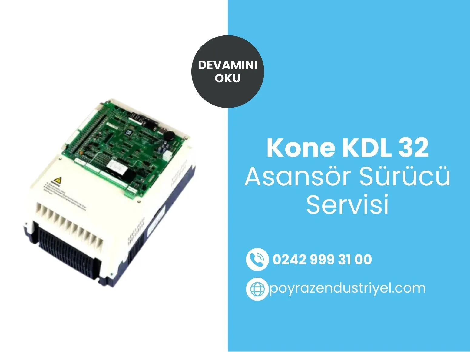Kone Kdl 32 Asansör Sürücü Servisi